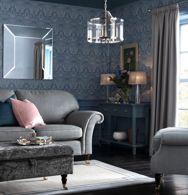 Laura Ashley Gatsby Square Mirror 90cm - Image 2