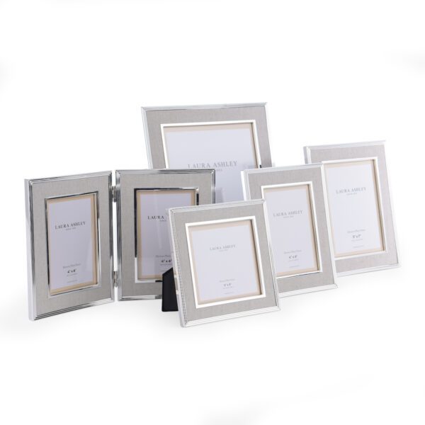 Laura Ashley Harrison Photo Frame Linen 4x6" - Image 4