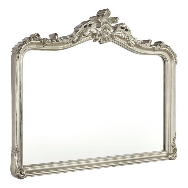Laura Ashley Patricia Over Mantle Mirror Champagne 101 x 126cm - Image 2