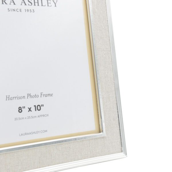 Laura Ashley Harrison Photo Frame Linen 8x10" - Image 2