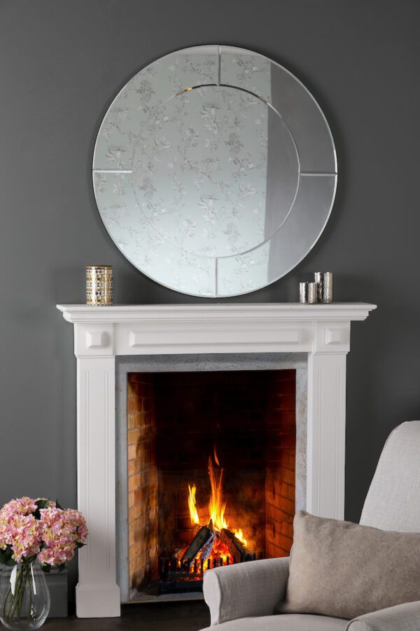 Laura Ashley Gatsby Round Mirror 100cm