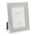 Laura Ashley Harrison Photo Frame Pale Charcoal Linen 5x7"