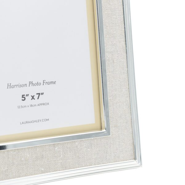 Laura Ashley Harrison Photo Frame Linen 5x7" - Image 2