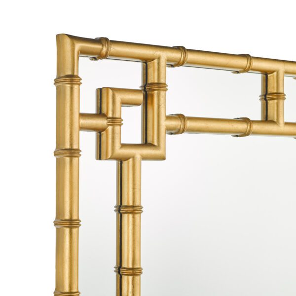 Laura Ashley Shawford Rectangle Mirror Gold Mirror 107 x 81cm - Image 4