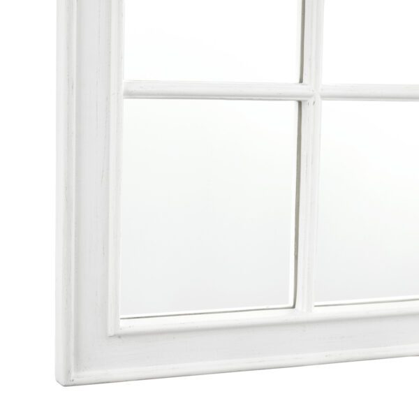 Laura Ashley Coombs Rectangle Mirror Distressed Ivory 120 x 56cm - Image 3