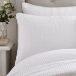 Set of 2 Laura Ashley Phoebe Waffle Pillowcases