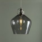 Laura Ashley Rye Smoked Glass Pendant Ceiling Light