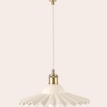 Laura Ashley Beca 1 Light Ceramic Pendant Ceiling Light