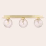 Laura Ashley Prague Bathroom 3 Light Wall Light