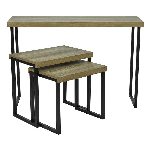 Aston Console Table Oak Style Effect - Image 3