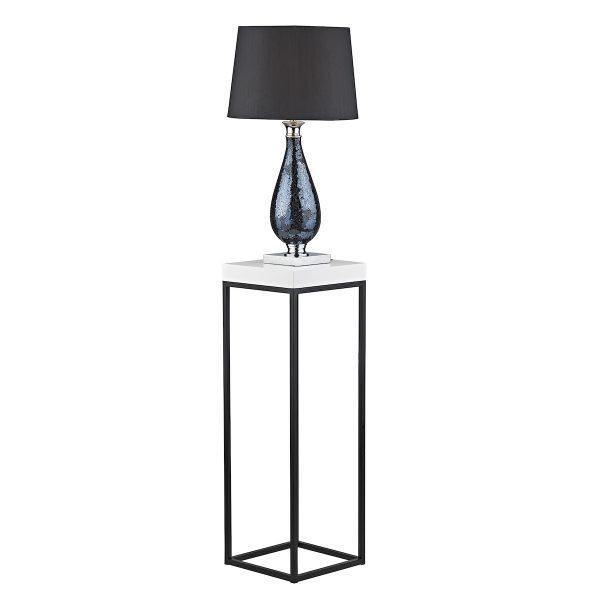 Fabio Nest of 2 Plant Stands White Gloss Top - Image 4