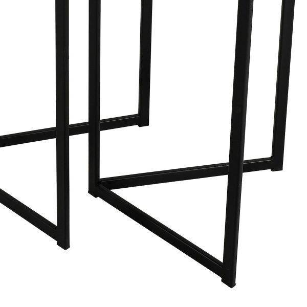 Mibello Nested Side Tables Light Oak Effect - Image 4