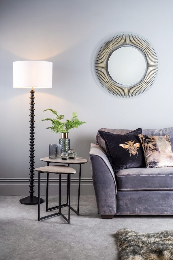 Mibello Nested Side Tables Light Oak Effect - Image 8