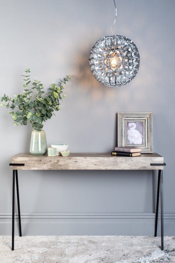 Royan Console Table Concrete Effect - Image 2