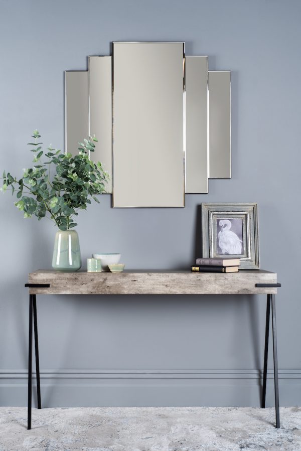 Royan Console Table Concrete Effect - Image 3