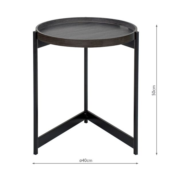Tomal Round Table Dark Oak Style Effect - Image 4