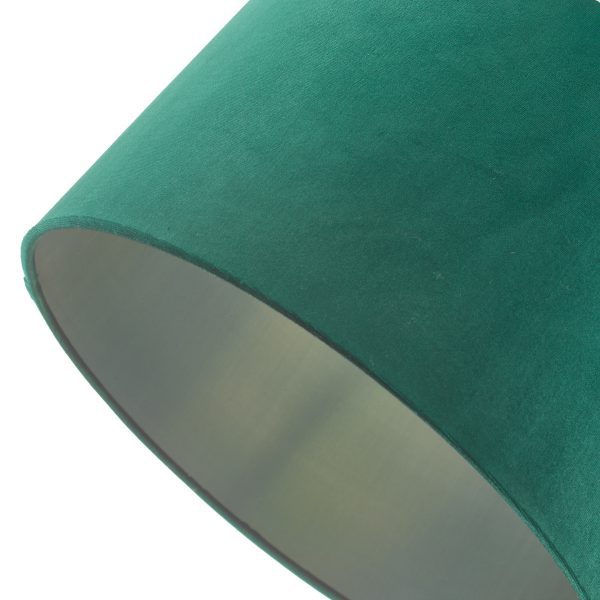 Akavia Green Velvet Drum Shade 35cm - Image 3