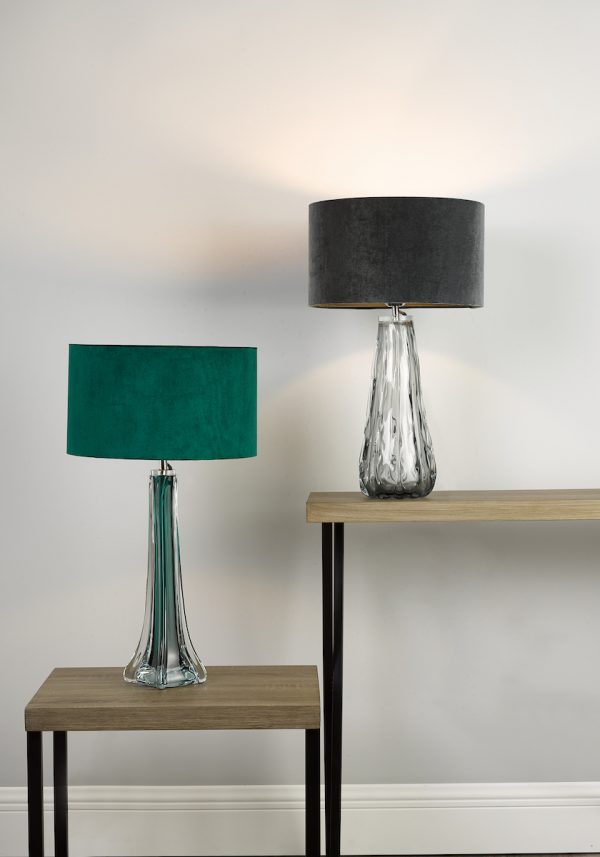 Akavia Green Velvet Drum Shade 35cm - Image 6
