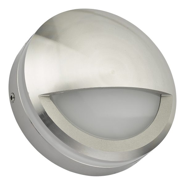 Akos Round Eyelid Outdoor Wall Light Aluminium IP65 LED - Image 2