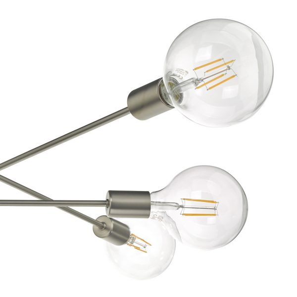 Alana 6 Light Pendant Satin Chrome - Image 3