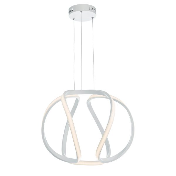 Alonsa Pendant Small White LED