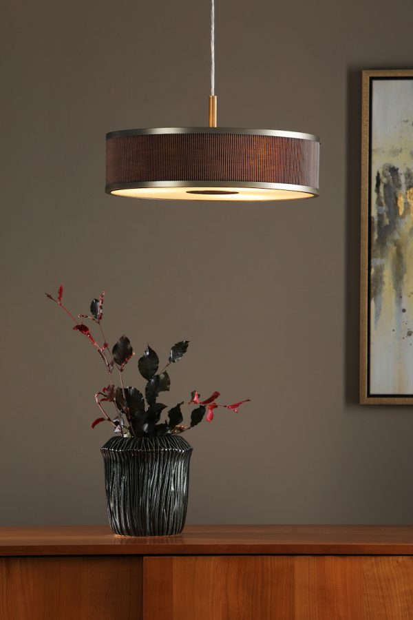 Alvaro 3 Light Single Pendant Antique Bronze Mushroom - Image 4