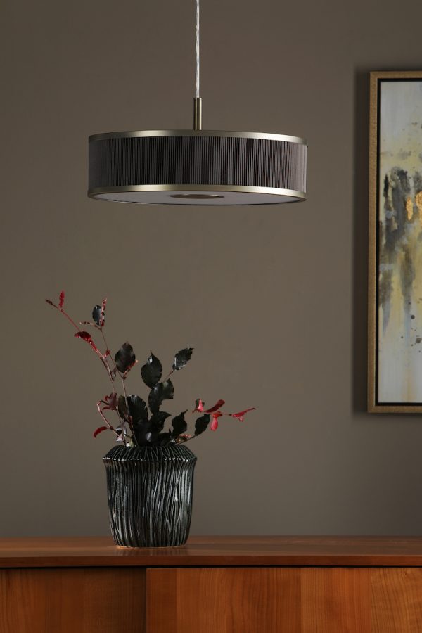 Alvaro 3 Light Single Pendant Antique Bronze Mushroom - Image 5