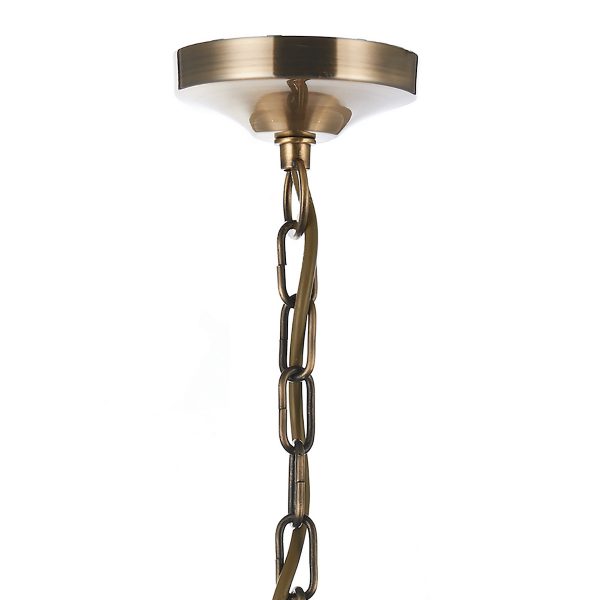 Ambassador 5 Light Dual Mount Pendant Antique Brass - Image 4