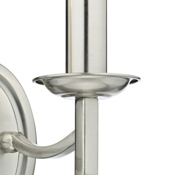 Ambassador Double Wall Bracket Satin Chrome - Image 3