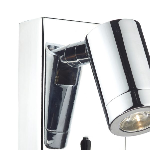 Anvil Wall Bracket Polished Chrome LED - Image 2