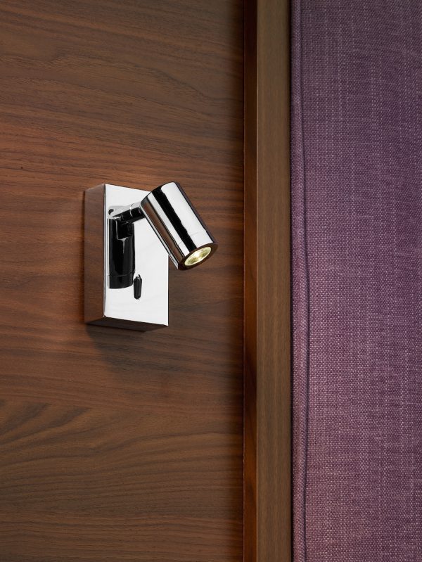 Anvil Wall Bracket Polished Chrome LED - Image 4