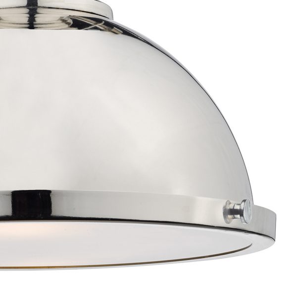 Arona 1 Light Pendant Polished Chrome - Image 4