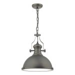 Arona Pendant Antique Pewter & Glass