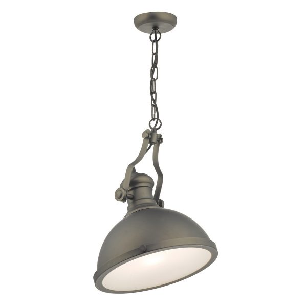 Arona Pendant Antique Pewter & Glass - Image 2