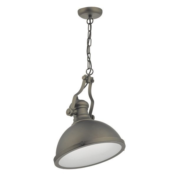 Arona Pendant Antique Pewter & Glass - Image 3