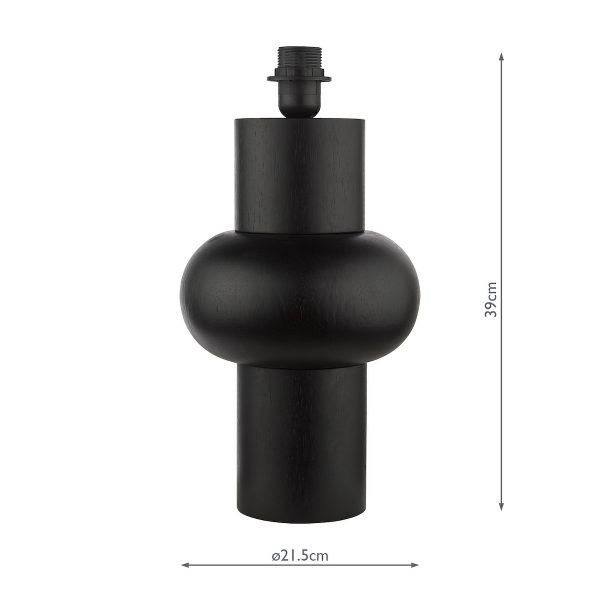Arran Table Lamp Black Base Only - Image 8