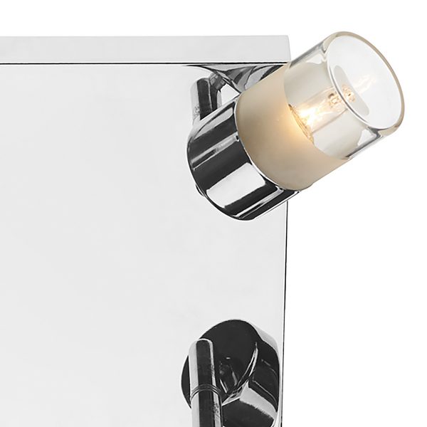Artemis Bathroom 4 Light Spotlight Polished Chrome Glass IP44 - Image 2