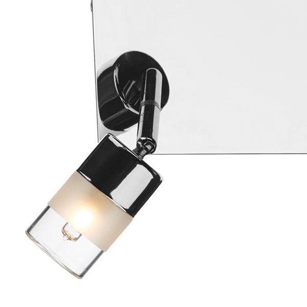 Artemis Bathroom 4 Light Spotlight Polished Chrome Glass IP44 - Image 3