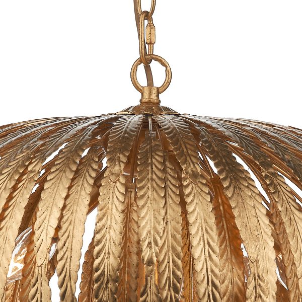 Atticus 5 Light Pendant Gold - Image 3