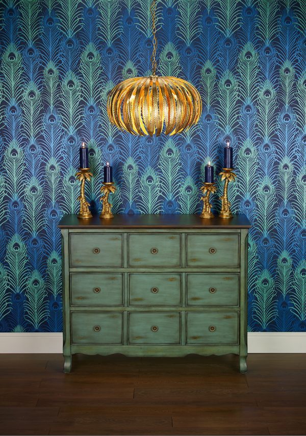 Atticus 5 Light Pendant Gold - Image 8