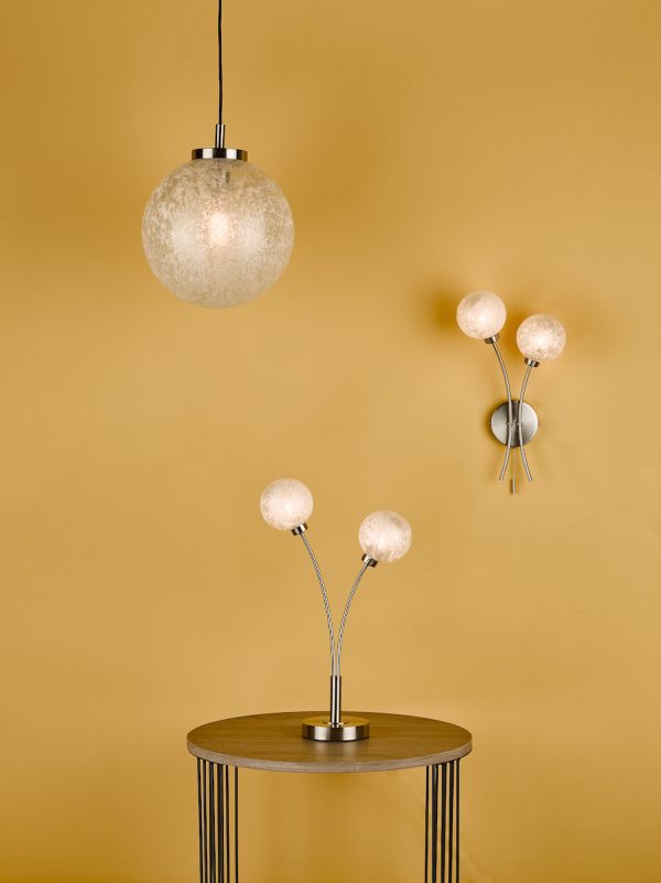 Avari Pendant Satin Nickel Frosted Glass - Image 6