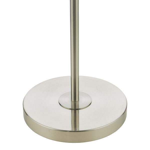 Avari 3 Light Floor Lamp Satin Nickel Frosted Glass - Image 5
