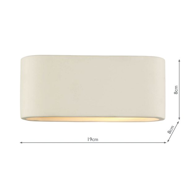 Axton Ceramic Wall Light Small - Image 4