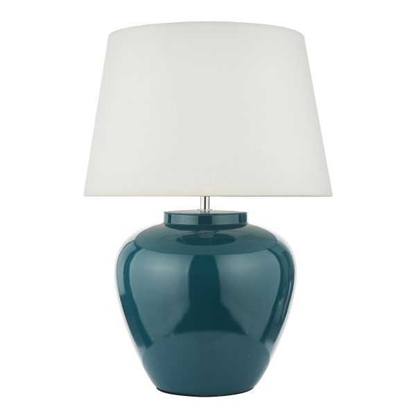 Ayla Table Lamp Blue Ceramic Base Only - Image 2