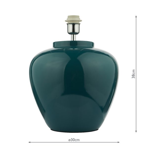 Ayla Table Lamp Blue Ceramic Base Only - Image 5