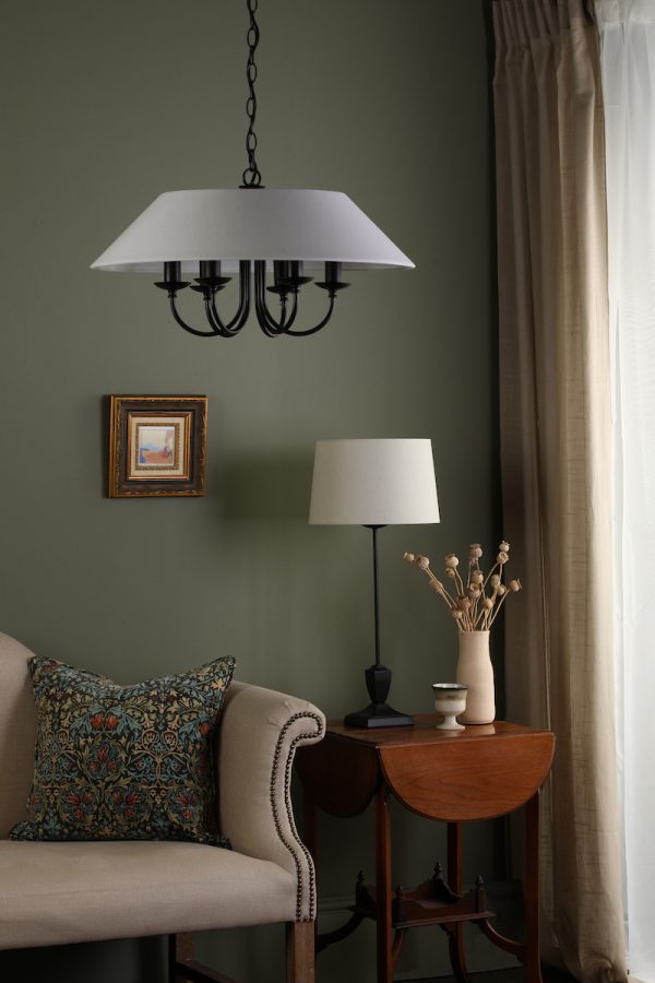 Bessa Table Lamp Satin Black Base Only - Image 8
