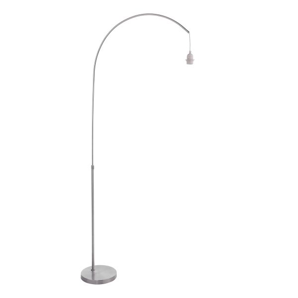 Bow Floor Lamp Satin Nickel Base Only