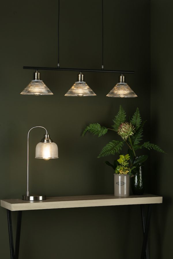 Boyd 3 Light Bar Antique Brass with Glass Shade - Image 6