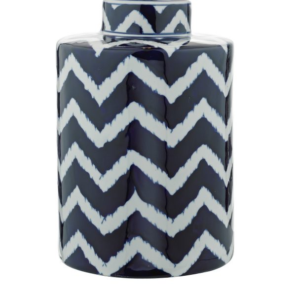 Caelan Table Lamp Blue & White Base Only - Image 2