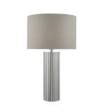 Cassandra Table Lamp Polished Chrome With Shade